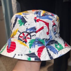 Polo Ralph Lauren Big Boys Reversible Cotton Oxford Bucket Hat